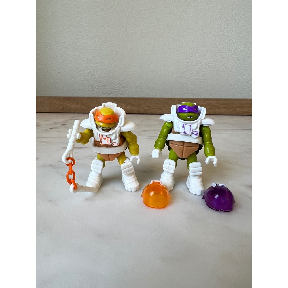 Mega Construx Teenage Mutant Ninja Turtles Space Traveler Michelangelo Donatello